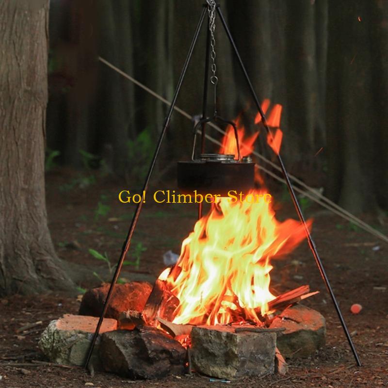 Q84C Portable Camping Tripod,  - огляд і ціна Camping Cooking Tripod