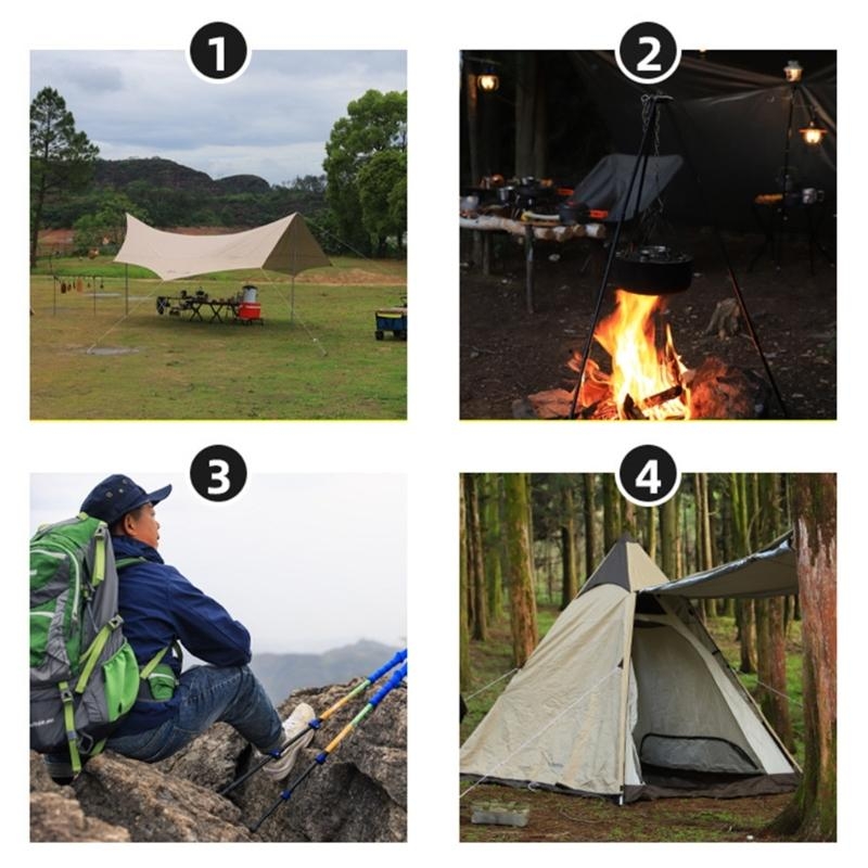 Campfire Cooking Tripod Set Ad - огляд і ціна Camping Cooking Tripod