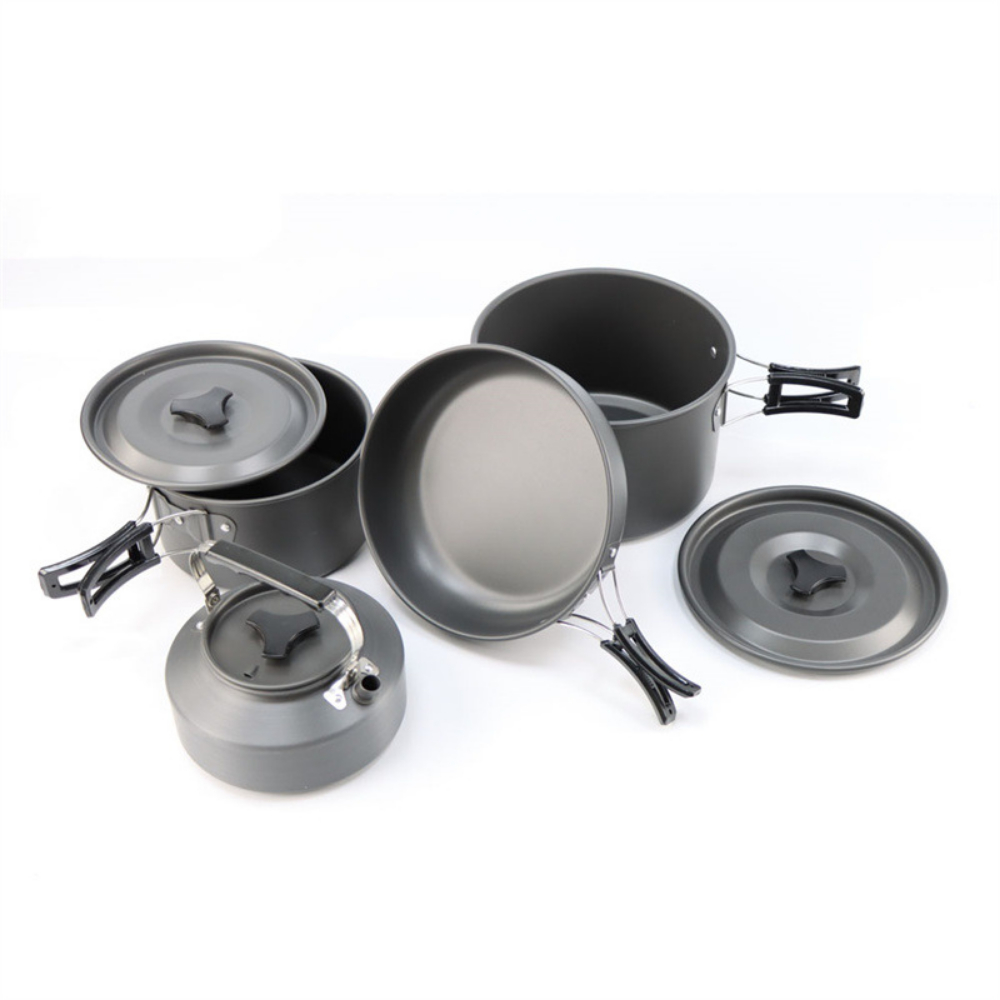 Lightweight Aluminum Alloy Out - огляд і ціна Camping Cooking Set Large