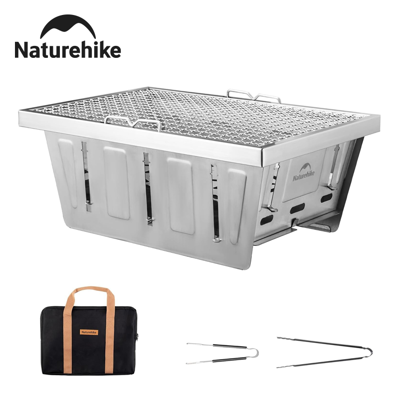 Naturehike Camping Charcoal Gr - огляд і ціна Camping Cooking Table With Windshield