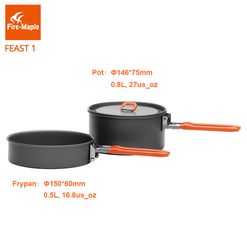 Fire Maple Feast 1 Outdoor Cam - огляд і ціна Camping Cooking Set Large