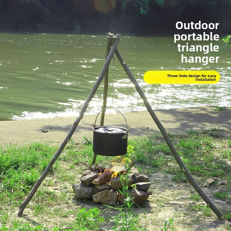 Outdoor BBQ Tripod Portable De - огляд і ціна Camping Cooking Tripod