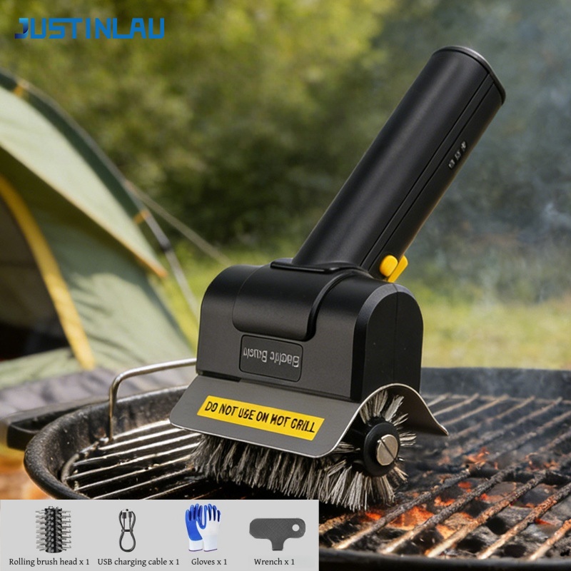 JUSTINLAU Electric Grill Brush - огляд і ціна Camping Cooking Mesh