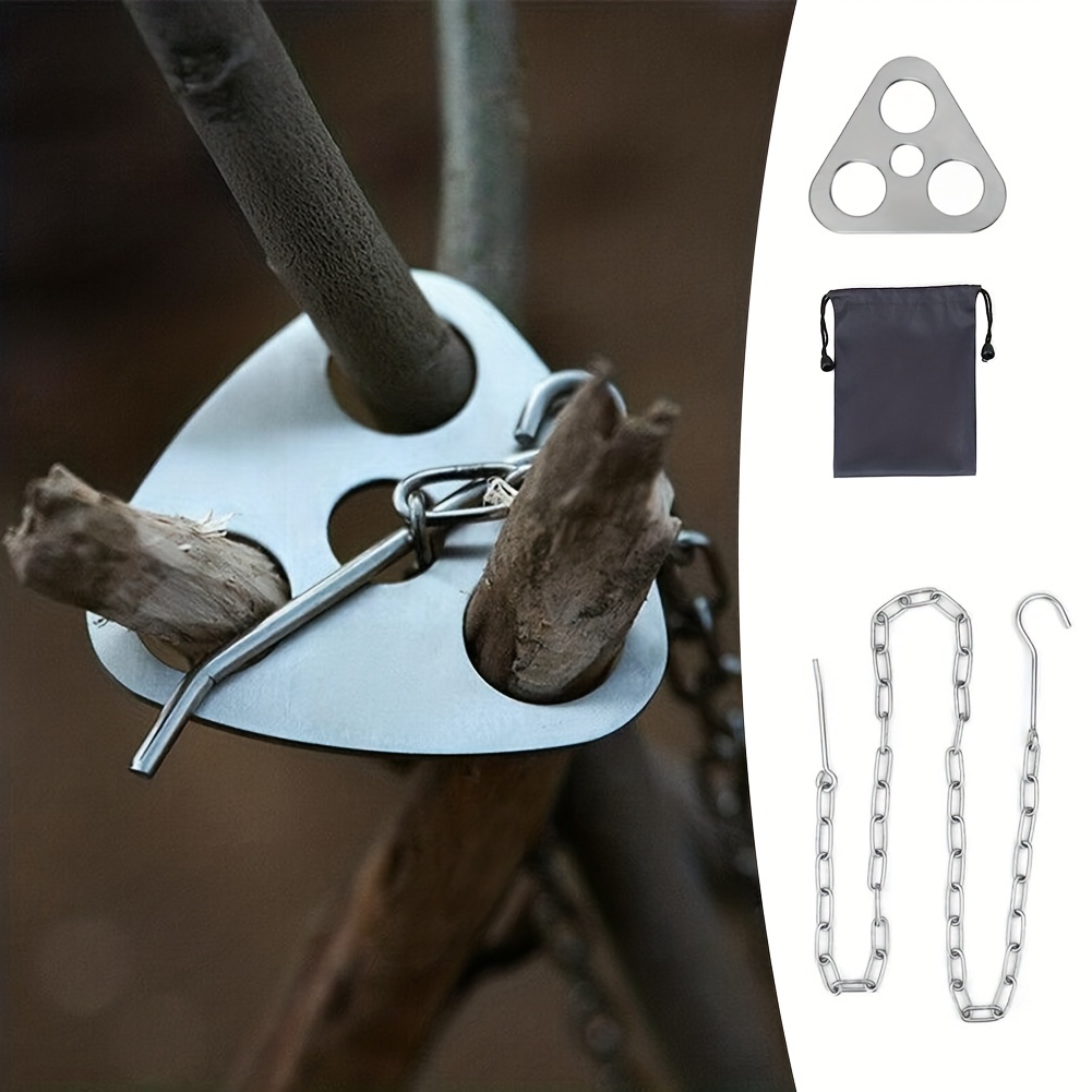 Portable Detachable Outdoor Ba - огляд і ціна Camping Cooking Tripod