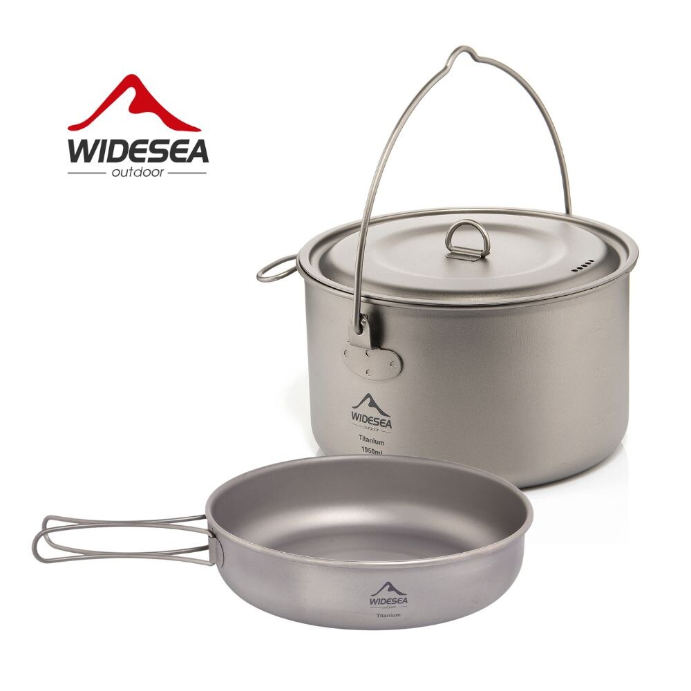 Widesea Camping Tableware Tita - огляд і ціна Camping Cooking Set Large