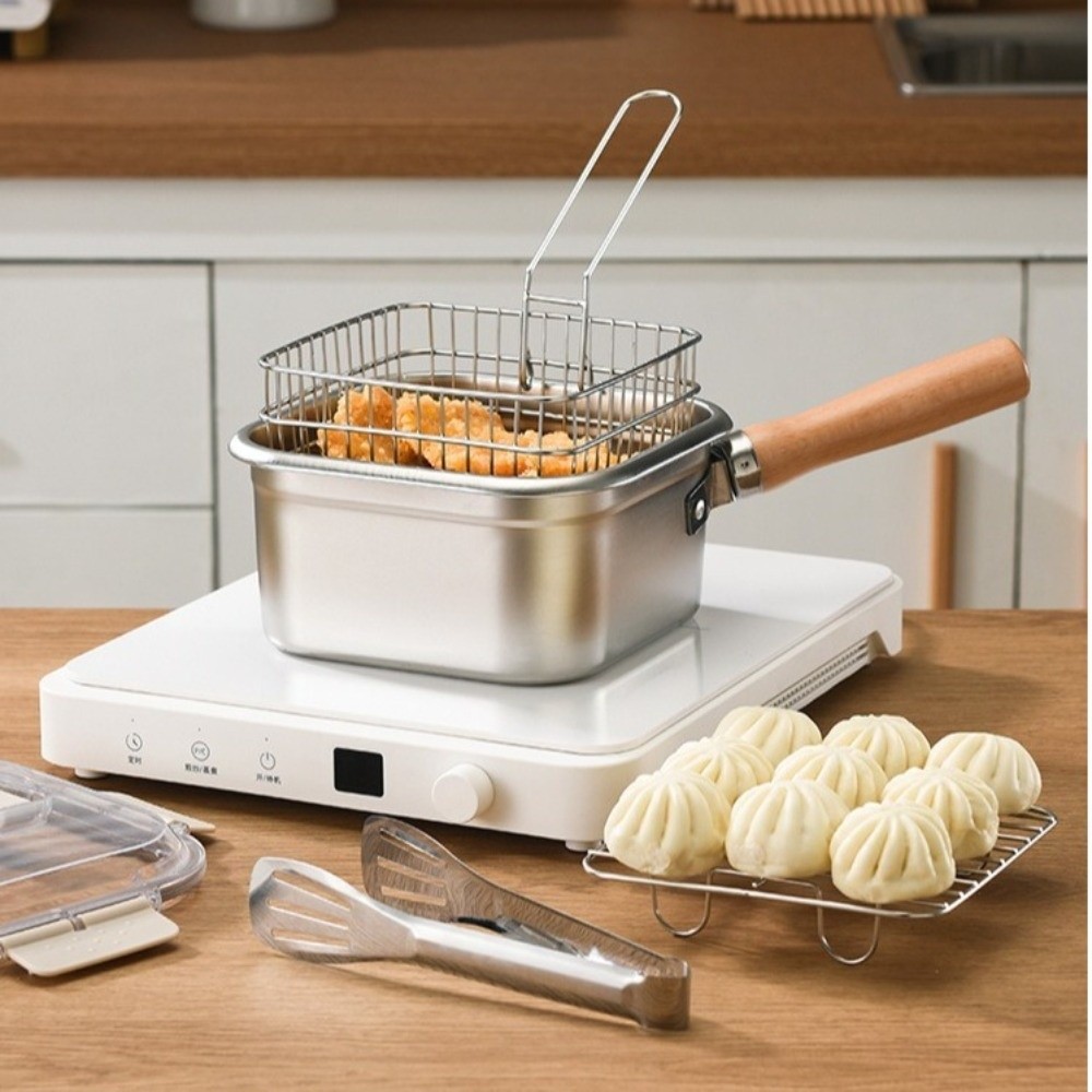 Portable Stainless Steel Fryin - огляд і ціна Camping Cooking Set Large