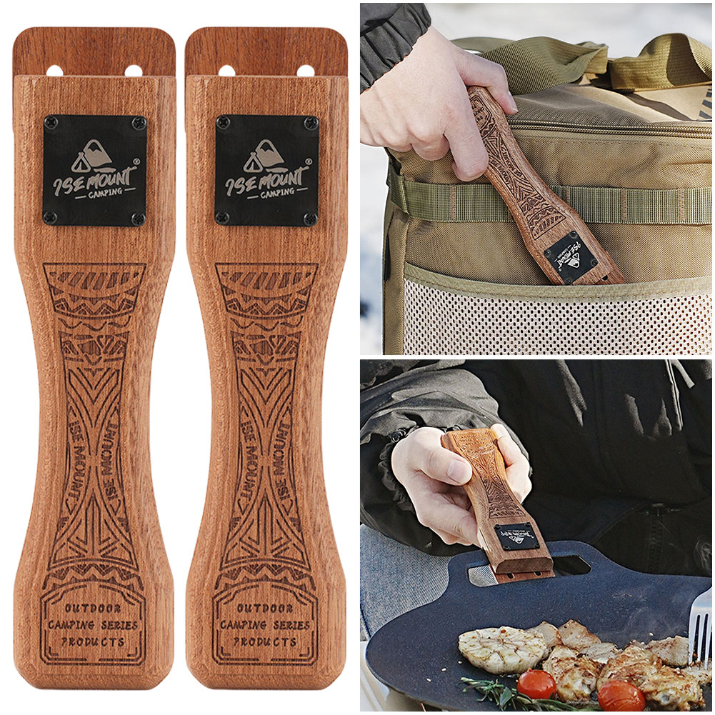 Outdoor Natural Wood Grill Pan - огляд і ціна Camping Cooking Equipment