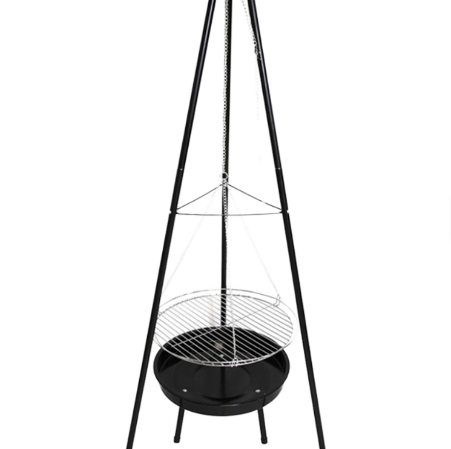 Heavy-Duty Tripod Hanging BBQ  - огляд і ціна Camping Cooking Tripod
