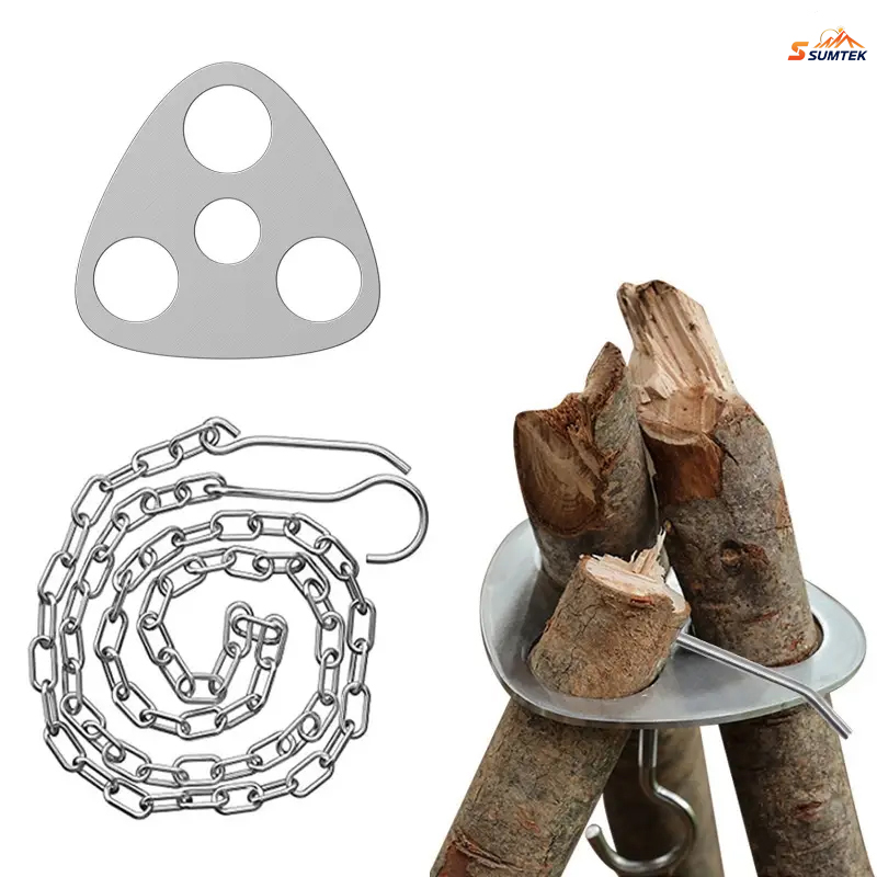 Stainless Steel Portable Campi - огляд і ціна Camping Cooking Tripod