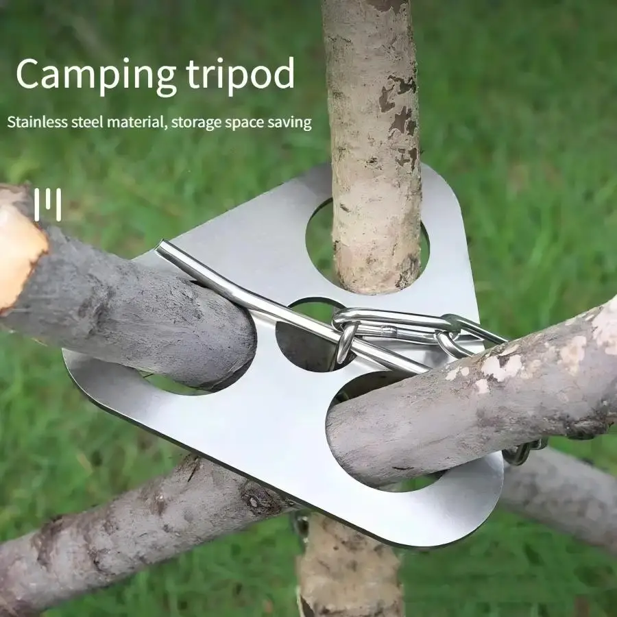 Stainless Steel Portable Campi - огляд і ціна Camping Cooking Tripod