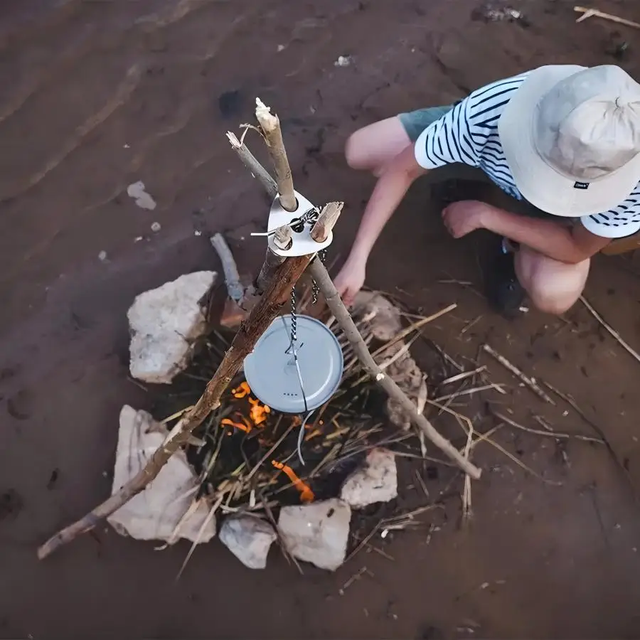 Stainless Steel Portable Campi - огляд і ціна Camping Cooking Tripod