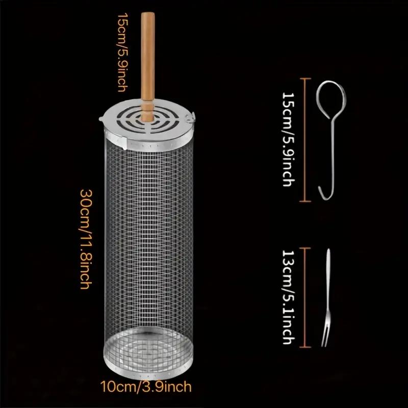 Stainless Steel BBQ Grill Bask - огляд і ціна Camping Cooking Griddle