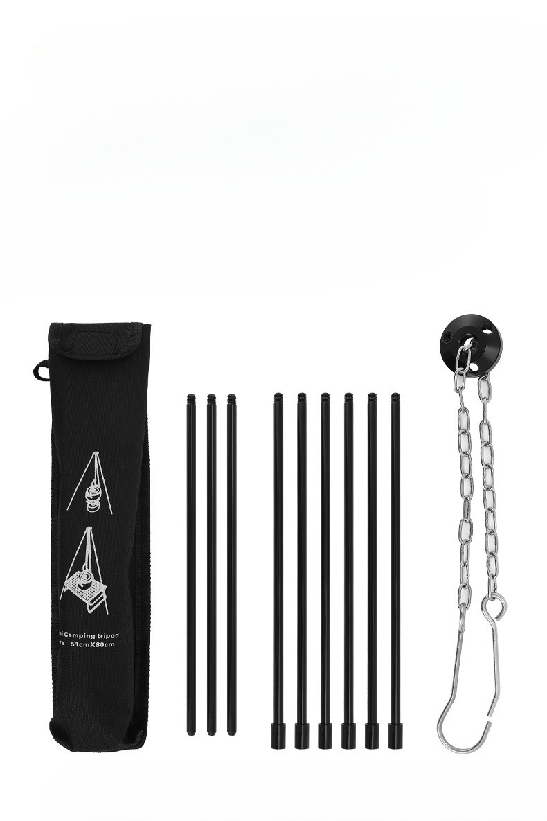 Portable Outdoor Cooking Tripo - огляд і ціна Camping Cooking Tripod