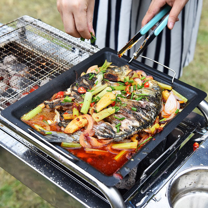 Outdoors Thick Square Grill Pa - огляд і ціна Camping Cooking Equipment