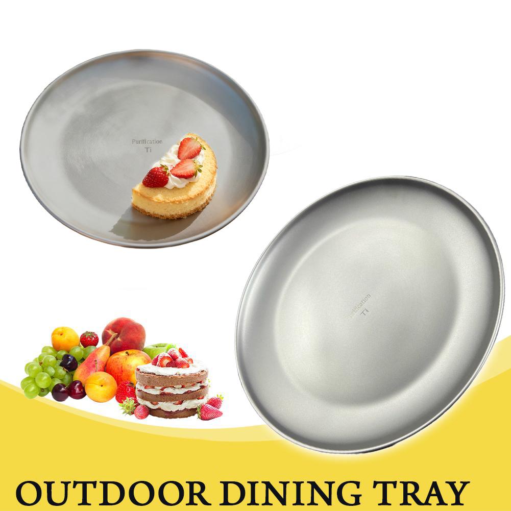 Pure Titanium Camping Plate Ul - огляд і ціна Camping Cooking Dishes