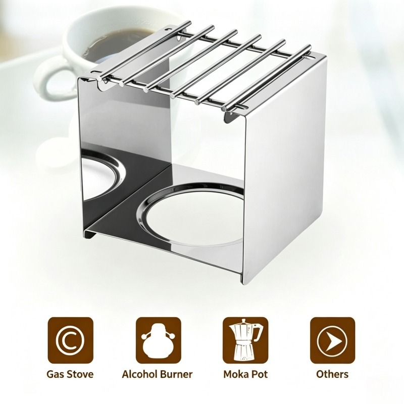 Stainless Steel Square Coffee  - огляд і ціна Camping Cooking Equipment