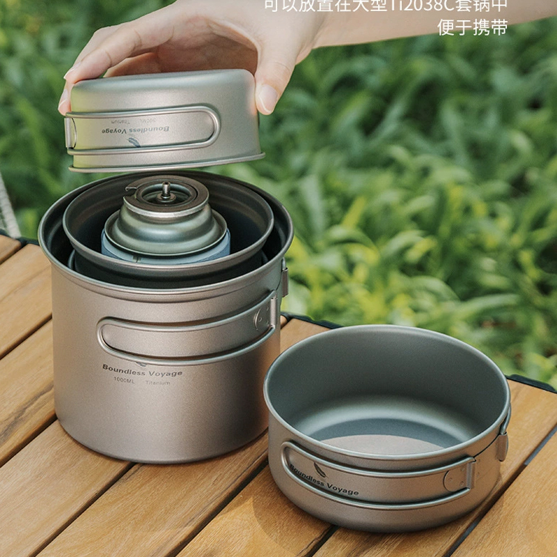 Pure Titanium Folding Boiling  - огляд і ціна Camping Outdoor Cooking Set