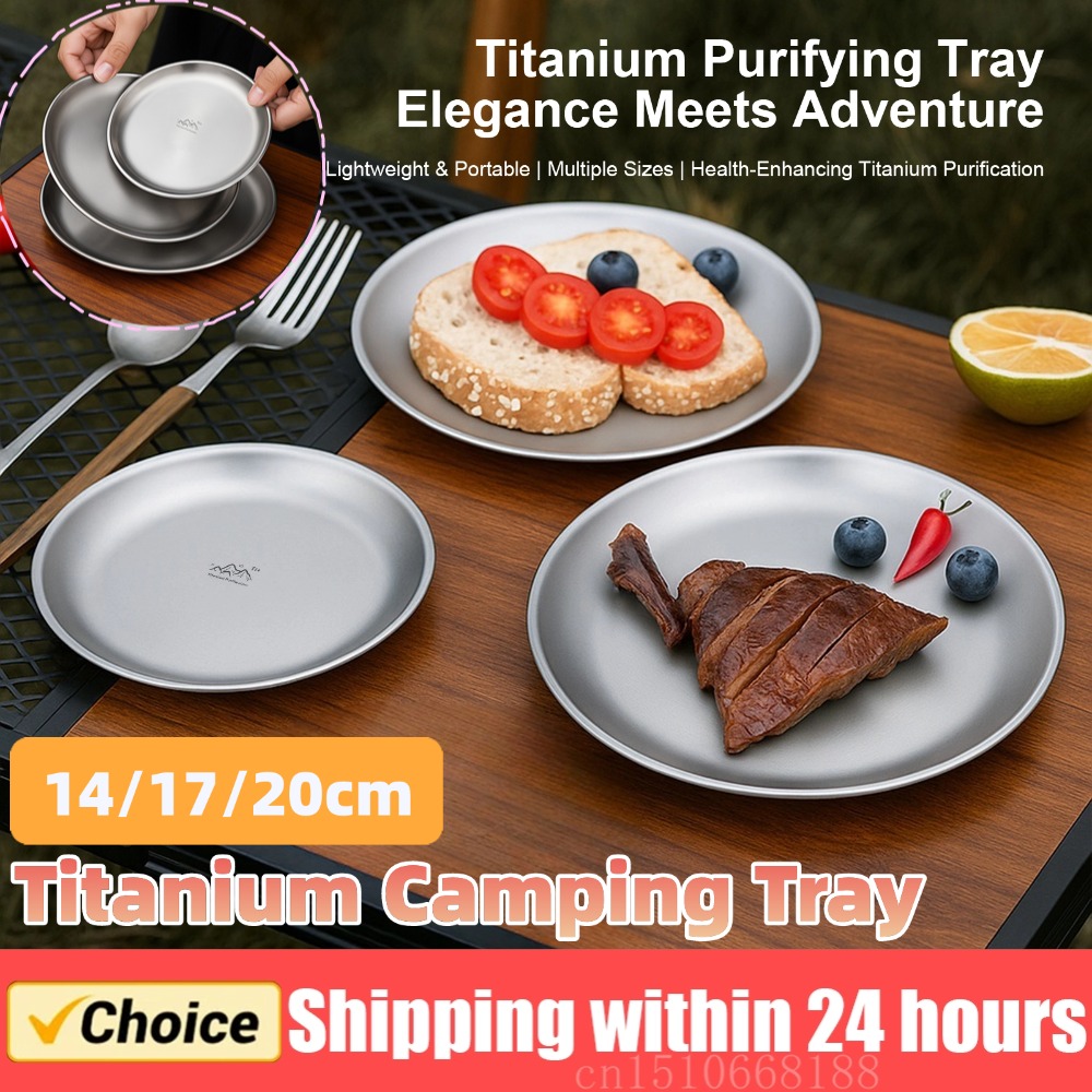 14/17/20cm Titanium Camping Pl - огляд і ціна Camping Cooking Bowl
