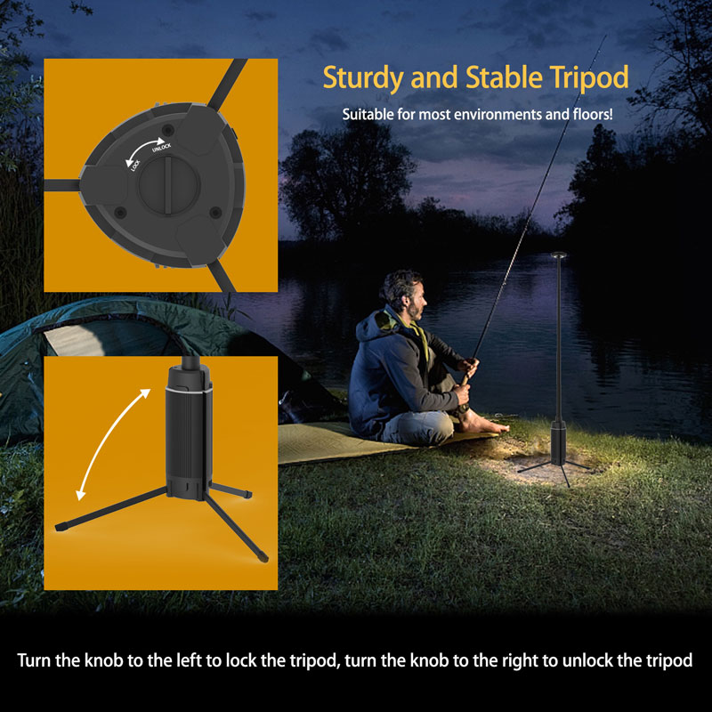 Portable Camping Lantern Teles - огляд і ціна Camping Cooking Tripod