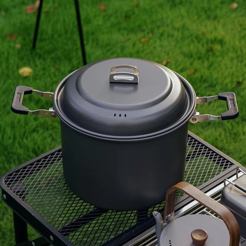 Camping Cookware Aluminum Camp - огляд і ціна Camping Cooking Set Large