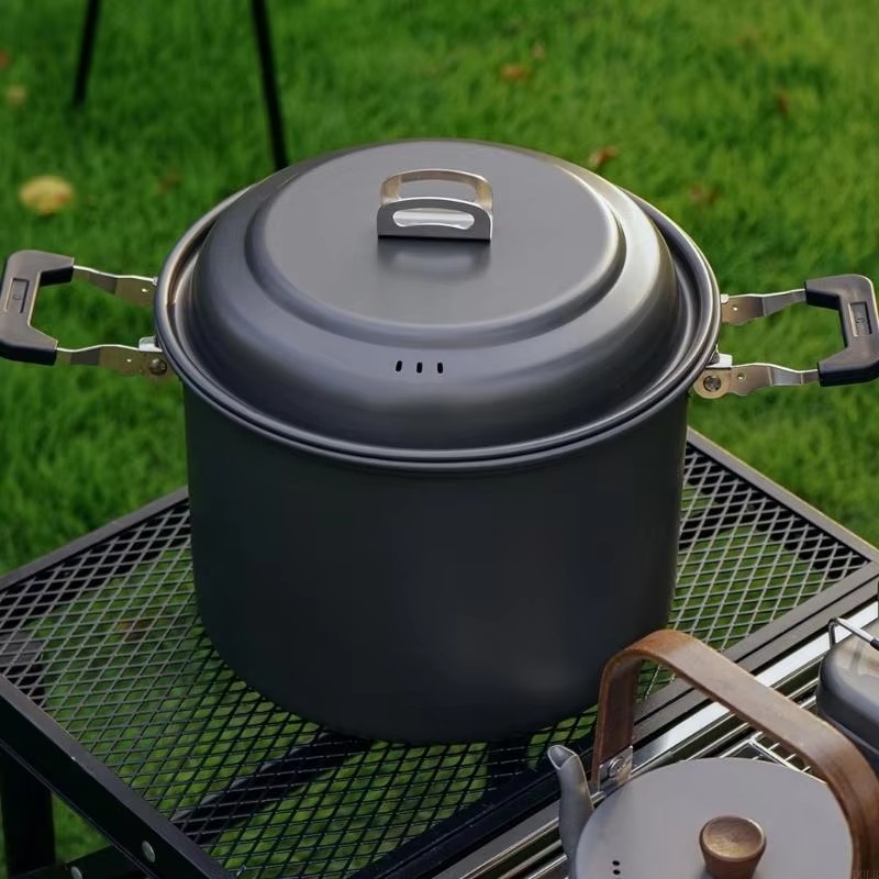 Camping Cookware Aluminum Camp - огляд і ціна Camping Cooking Set Large