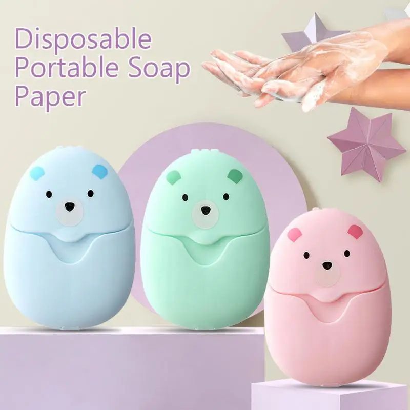50Pcs Travel Soap Sheets Porta - огляд і ціна Biodegradable Soap Camp