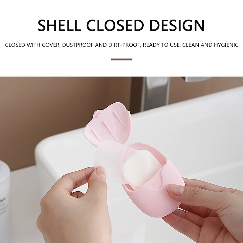 50Pcs Travel Soap Sheets Porta - огляд і ціна Biodegradable Soap Camp