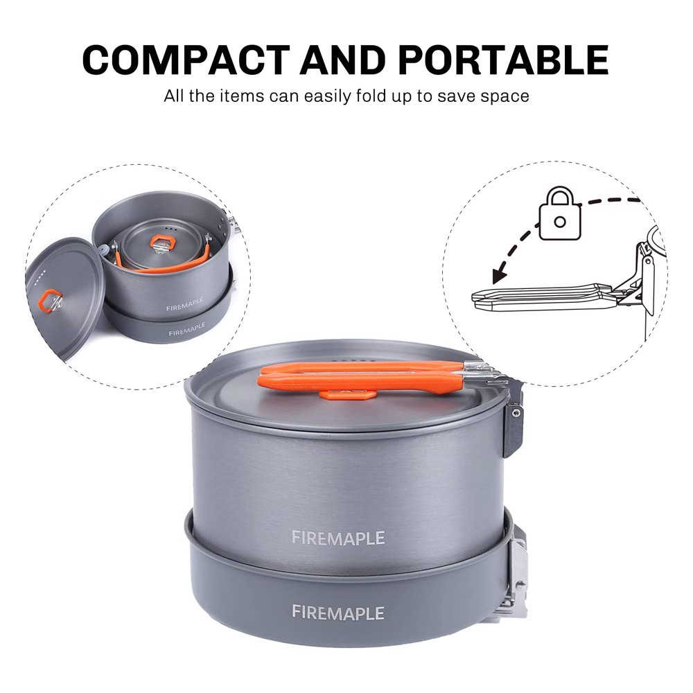 Fire Maple Camping Cookware Ut - огляд і ціна Camping Cooking Dishes