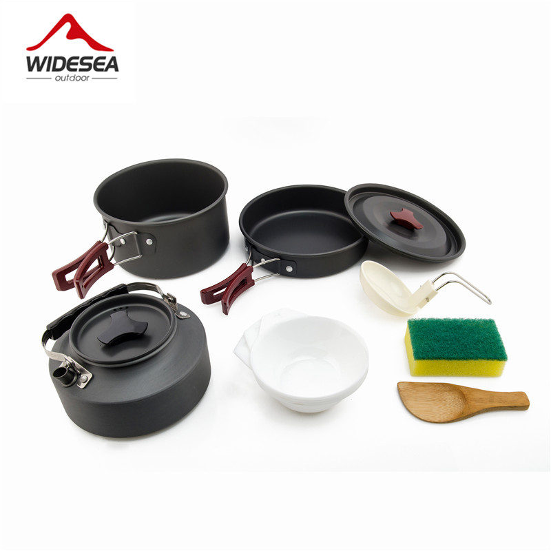 Widesea Camping Cookware Set O - огляд і ціна Camping Cooking Set Large