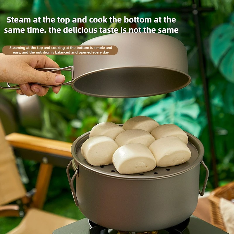 Titanium Outdoor Pot Set Picni - огляд і ціна Camping Outdoor Cooking Set